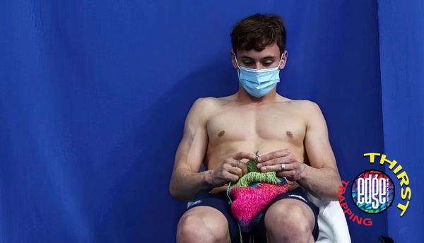 Thirst-trapping – and Knitting – with Tom Daley