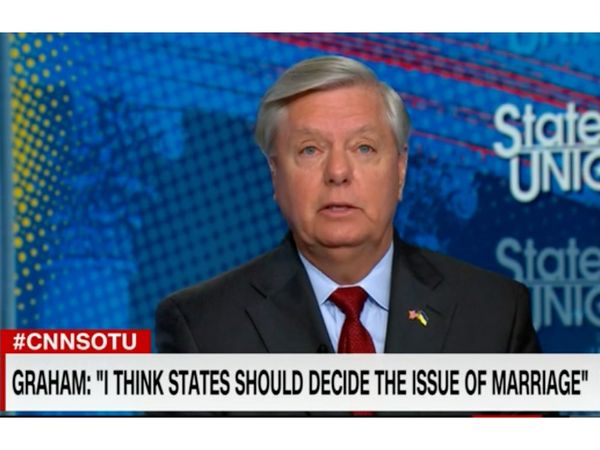 'I Gonna Say No.'  Sen. Lindsey Graham Doubles Down Against Federalizing Same-Sex Marriage
