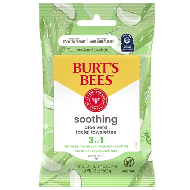 Burt&#039;s Bees Sensitive Facial Cleansing Towelettes