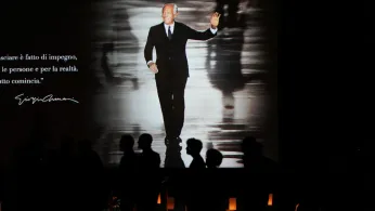 Italian Fashion, Sport and Film Stars Join Ordinary Mourners to Pay Last Respects to Giorgio Armani