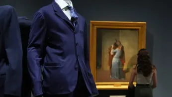 Giorgio Armani's Sartorial Creations Interplay With Italian Masterpieces at Milan Museum Exhibition