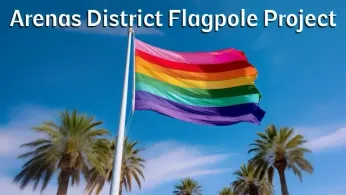 Greater Palm Springs Pride Launches Landmark Flagpole Matching Challenge