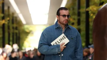 Celine's Rider Finds His Thread in Paris With Flower Power and Foulards