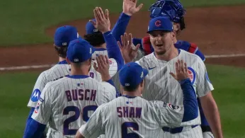 Cubs Use 4-Run 1st Inning to Top the Brewers 4-3 and Avoid Nl Division Series Sweep