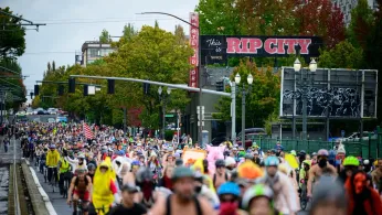 Naked Bike Riders Demonstrate Against Federal Troops in 'Quintessentially Portland' Protest