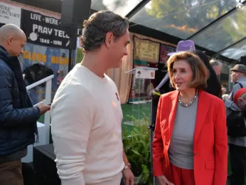 Pelosi attends World AIDS Day in SF